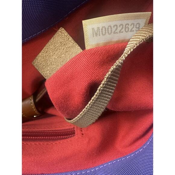 Dooney & Bourke Nylon Shopper Tote Bag Purple HTF Rare Color Large Shoulder Bag - Picture 8 of 15